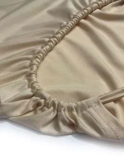 Ensemble deux pièces abricot décontracté quotidien : haut à manches courtes et col rond lacé pantalon