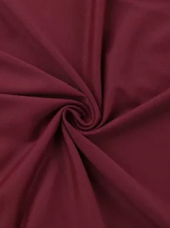 Ensemble deux pièces bordeaux chic pour rendez-vous : jupe sans manches dos nu à col en V