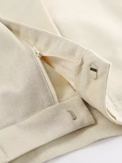 Ensemble deux pièces kaki décontracté au quotidien pantalon sans manches à col en V