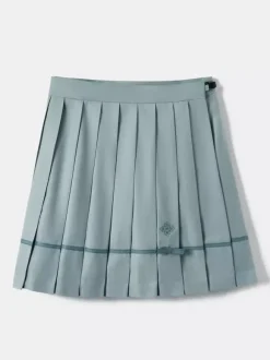 Ensemble Lolita JK d'uniforme scolaire japonais : chemise marinière vert menthe à manches courtes et jupe courte.