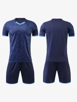 Ensemble Maillot De Football Respirant Homme Sport Flocage Personnalisé Vert