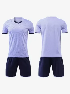Ensemble Maillot De Football Respirant Homme Sport Flocage Personnalisé Vert