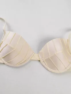 Ensemble maillots de bain et paréos abricot chic à volants bretelles et col sans manches