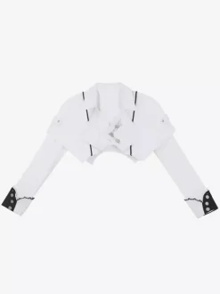 Ensemble Prince Lolita robe sans manches cape à manches longues et jupe à traîne amovible ensemble trois pièces élégant costume de chevalier Ouji Lolita
