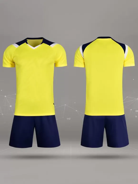 Ensemble Sport Football Manches Courtes 2 Pièces Personnalisation Homme