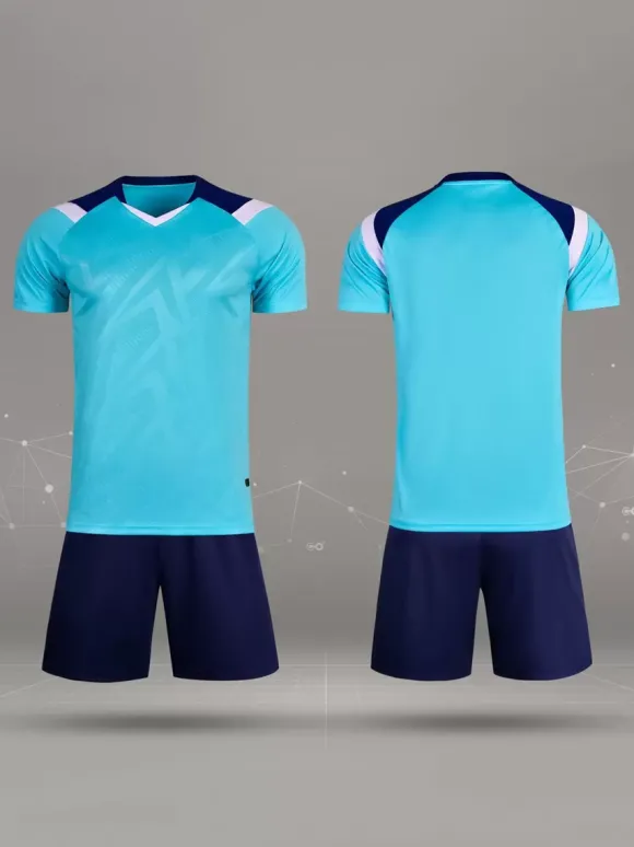Ensemble Sport Football Manches Courtes 2 Pièces Personnalisation Homme