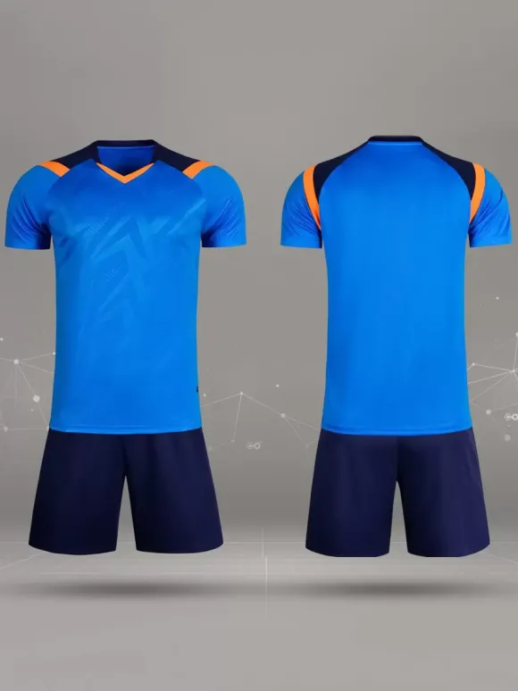 Ensemble Sport Football Manches Courtes 2 Pièces Personnalisation Homme