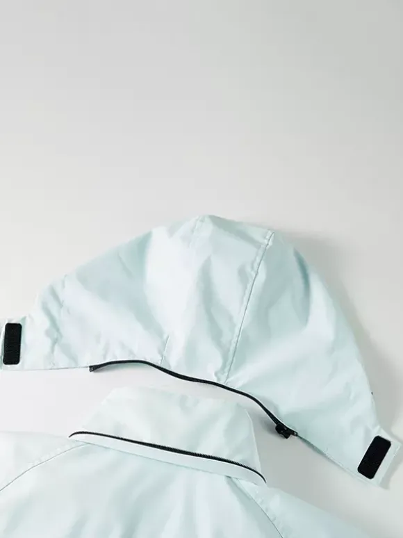 Ensemble veste et pantalon d'extérieur pour homme coupe-vent et imperméable avec capuche amovible 2 pièces