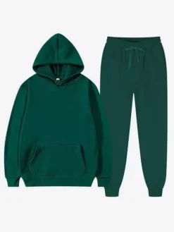 Ensemble Vêtements De Sport Hommes À Capuche Confortable