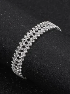 Ensemble de bijoux pour strass solide de strass chic hidal