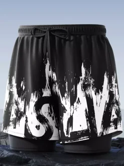 Ensemble de maillots de bain grande taille pour hommes caleçons boxers anti-embarras