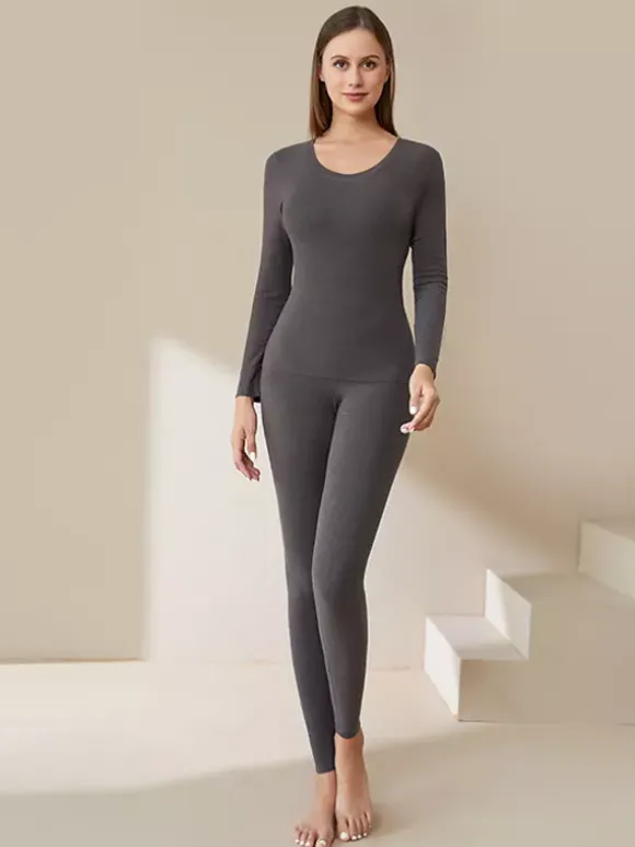 Ensemble de sous-vêtements thermiques longs pour femmes 2026