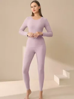 Ensemble de sous-vêtements thermiques longs pour femmes 2026