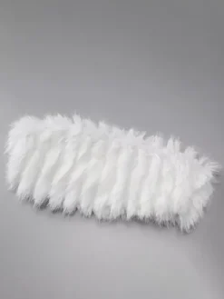 Ensemble deux pièces blanc chic style villégiature en polyester jupe bustier sans manches