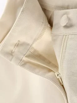 Ensemble deux pièces d'été pour femme haut asymétrique et pantalon droit 2026