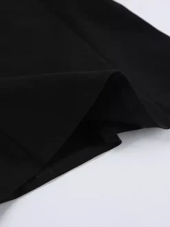 Ensemble deux pièces élégant pour femme tailleur pantalon - Col montant vintage boutons dorés manches cloche - Tenue de soirée de gala printemps 2026