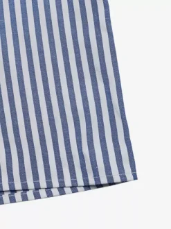 Ensemble deux pièces : pantalon et robe sans manches bleu chic style resort découpes et coupe flatteuse.