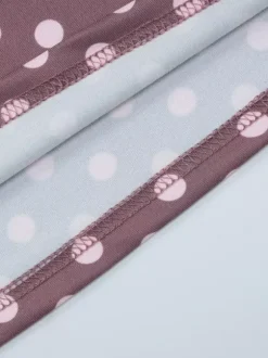 Ensemble deux pièces rouge à pois décontracté au quotidien bretelles col sans manches pantalon chic