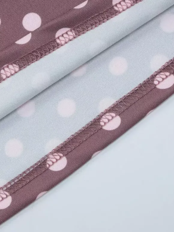 Ensemble deux pièces rouge à pois décontracté au quotidien bretelles col sans manches pantalon chic