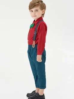 Ensemble Déguisement Noël Pour Enfants 3 Pièces Garçon