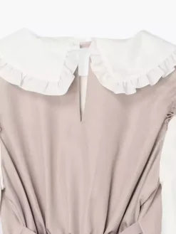 Ensemble Lolita à manches longues et à lacets short à volants