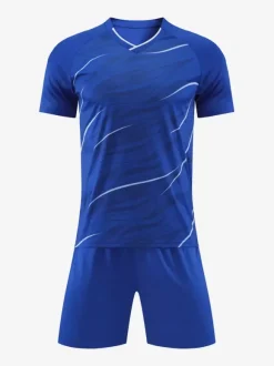 Ensemble Maillot De Football Respirant Homme Sport Flocage Personnalisé