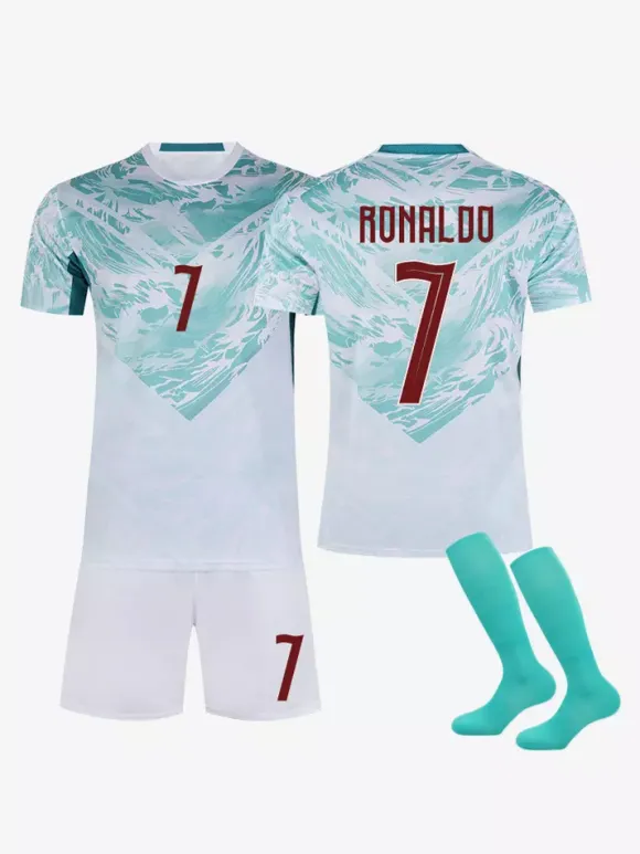 Ensemble 3 pièces maillot extérieur de l'équipe nationale 25/26 n°7 Ronaldo n°17 R. Leão