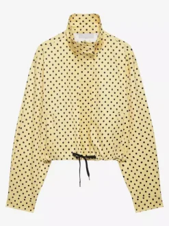 Ensemble 2 pièces à pois pour femme - Veste courte décontractée et short - Collection streetwear printemps 2026