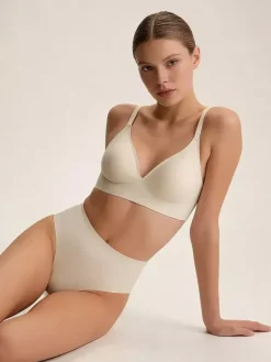 Ensembles soutien-gorge et culotte 2 pièces de lingerie verte