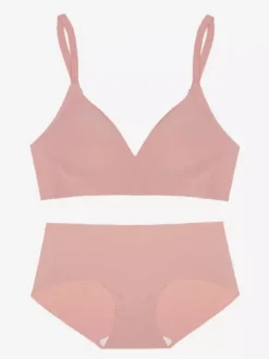 Ensembles soutien-gorge et culotte 2 pièces de lingerie verte