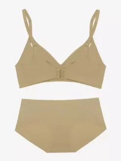 Ensembles soutien-gorge et culotte 2 pièces de lingerie verte