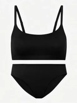 Ensemble soutien-gorge et culotte marron 2 pièces