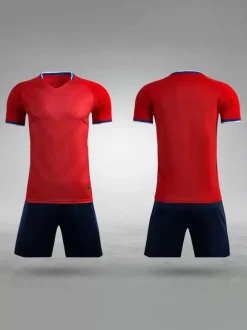 Ensemble Sport Football Manches Courtes 2 Pièces Personnalisation Homme