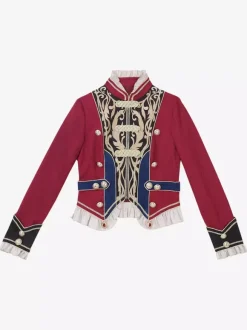 Ensembles robe Lolita Ouji cape rouge Knight Legion haut à manches longues et volants classiques pantalon et cape