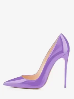 Escarpins à Talons Hauts avec Bout Pointu Unicolore