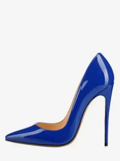 Escarpins à Talons Hauts avec Bout Pointu Unicolore