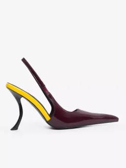 Escarpins à talons hauts bout pointu bride arrière