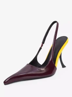 Escarpins à talons hauts bout pointu bride arrière