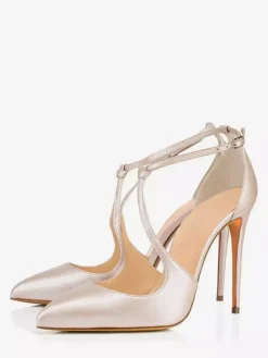 Escarpins à talons hauts pour femmes bout pointu n艙ud