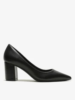 Escarpins à talons épais et bout pointu pour femmes