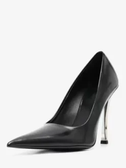 Escarpins basiques blancs pour femmes Chaussures à talons hauts avec bout pointu et bout pointu
