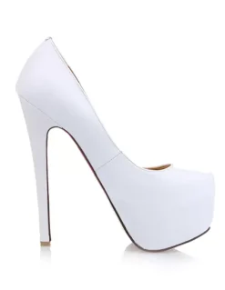 Escarpins femme talon haut plateforme