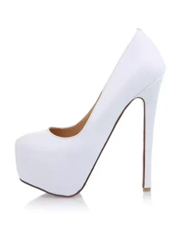 Escarpins femme talon haut plateforme
