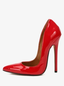 Escarpins En Cuir PU À Talons Hauts Sexy Pour Femmes