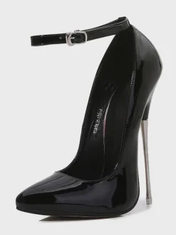 Escarpins en cuir PU à talons hauts sexy pour femmes