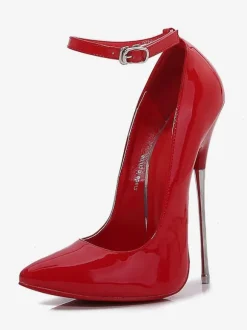 Escarpins en cuir PU à talons hauts sexy pour femmes