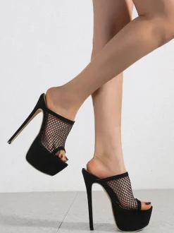 Escarpins En Cuir Suédé à Talons Hauts Sexy Pour Femmes