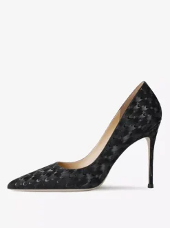 Escarpins femmes à talons hauts imprimé poisson talon aiguille cuir PU