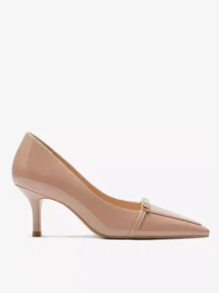 Escarpins noirs à petits talons bout pointu chaussures habillées à enfiler pour femmes