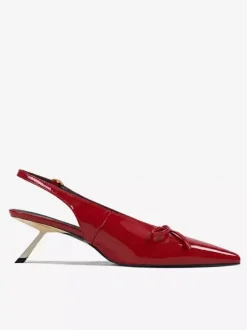 Escarpins à petits talons bout pointu n艙ud chaussures de bal à enfiler